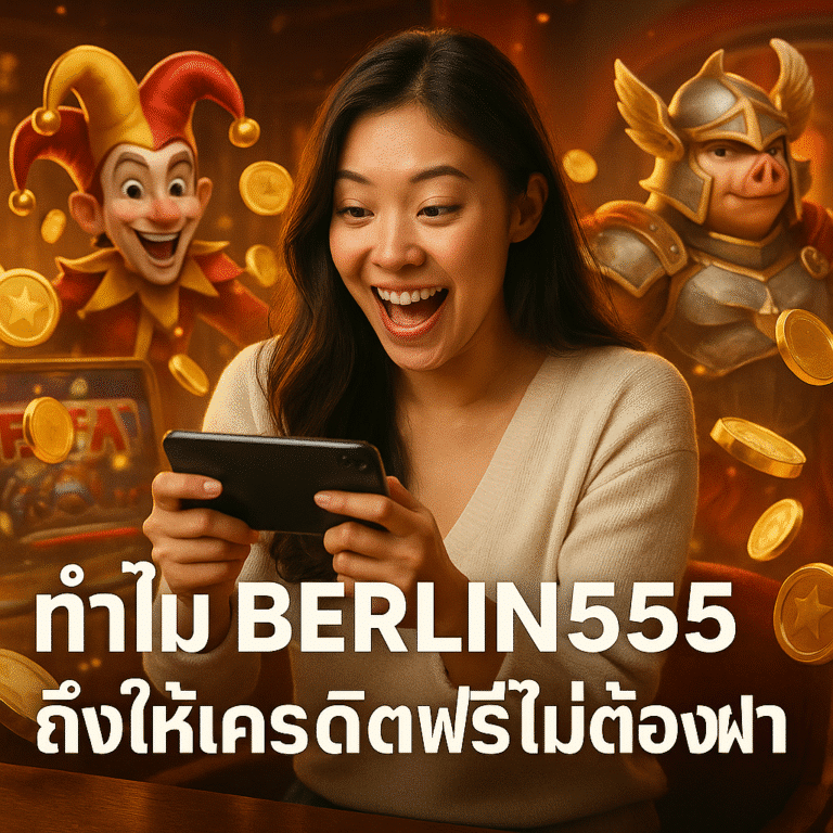 ทำไม BERLIN555 ถึงให้เครดิตฟรีไม่ต้องฝาก