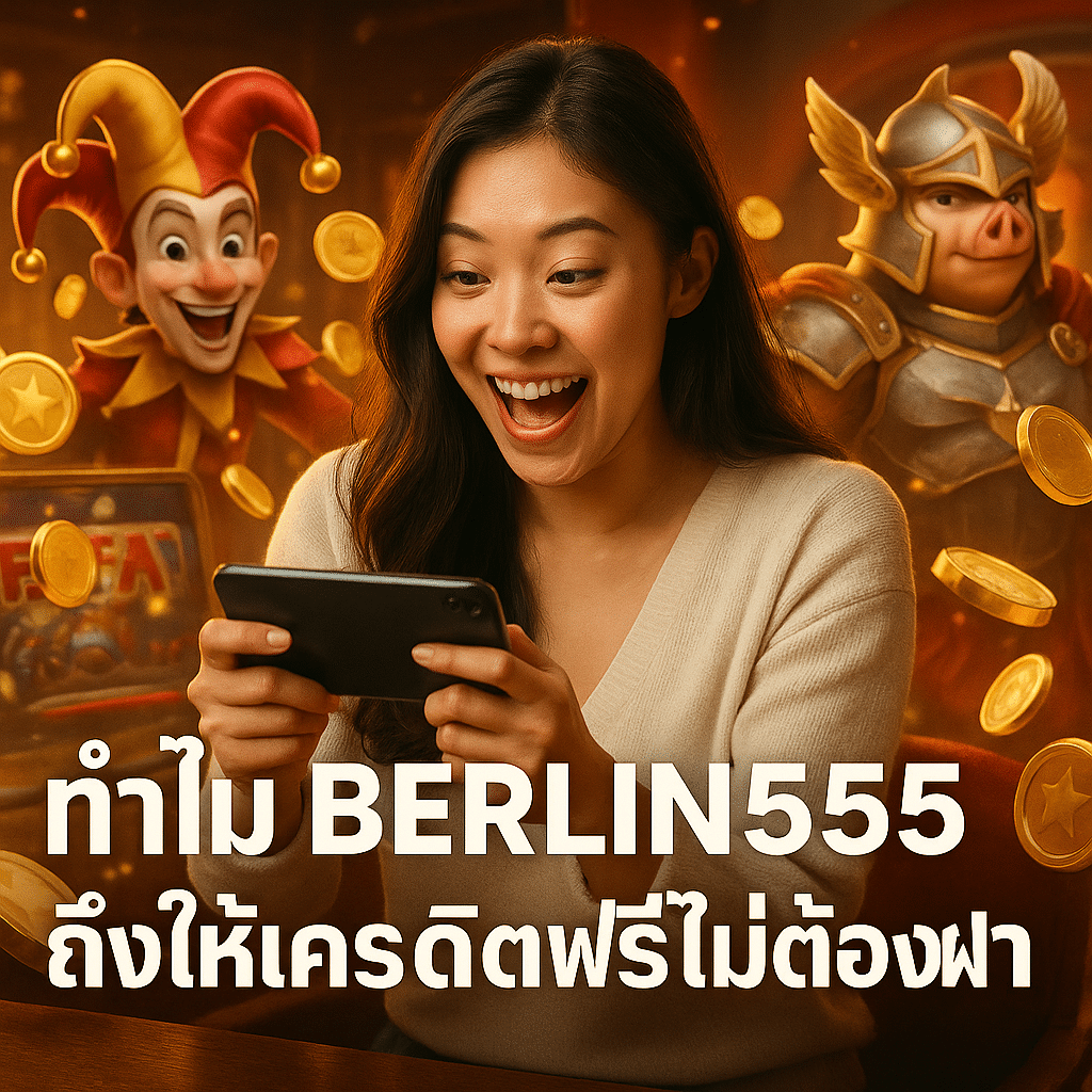 ทำไม BERLIN555 ถึงให้เครดิตฟรีไม่ต้องฝาก